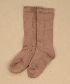 Openwork Knee Sock (Milk Chocolate)