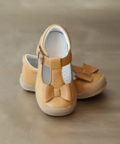 L'Amour Girls Stitched Bow Mary Jane