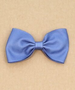 Grosgrain Bow Hair Clip (French Blue)