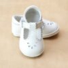 Angel Baby Girls T-Strap Scalloped Perforated Mary Jane